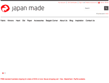 Tablet Screenshot of japanmade.com.au